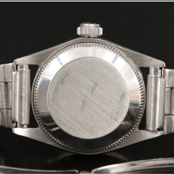 Rolex Women's Watch - Silver and Green. Vintage 1968 model - Picture 6 of 12